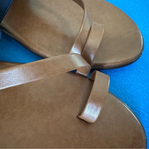 Italian Shoemakers Brown and Navy blue Women's Sandals - Picture 11 of 11